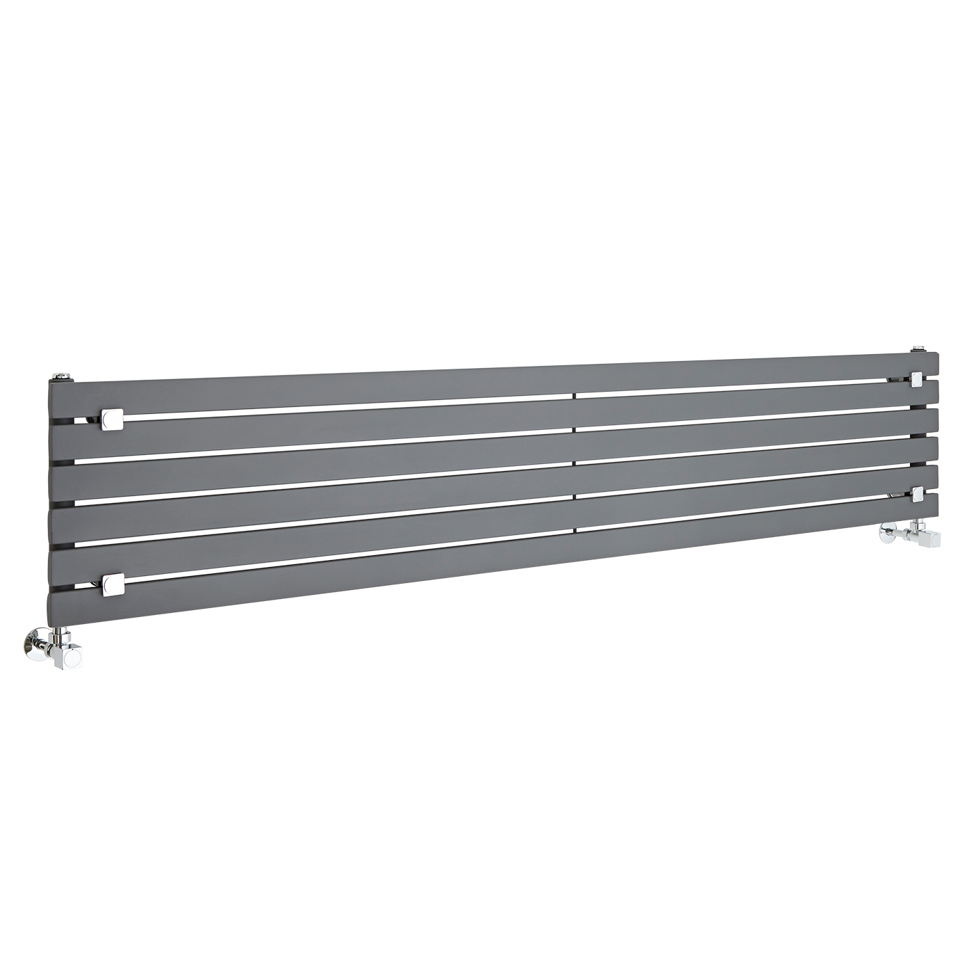 Radiateur Design Horizontal Anthracite Sloane 35,4cm x 178cm x 5,4cm 821 Watts