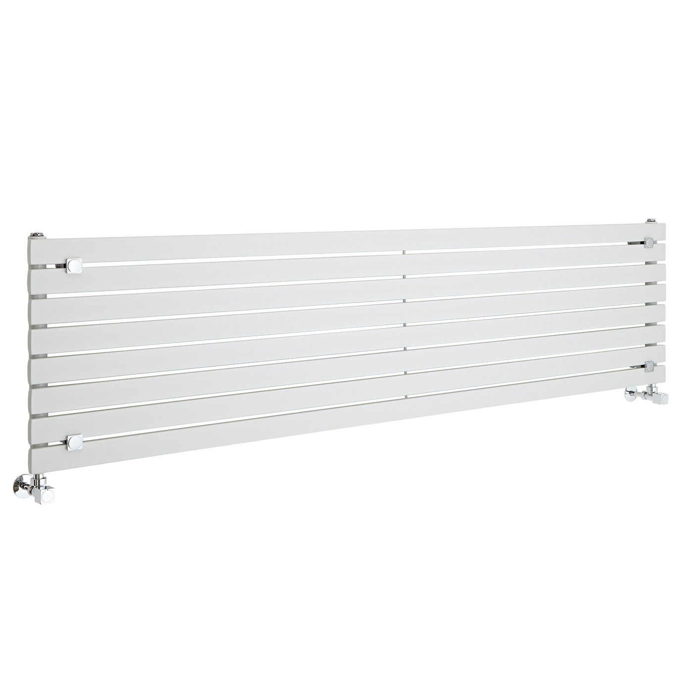 Radiateur Design Horizontal Blanc Sloane 47,2cm x 178cm x 5,4cm 1145 Watts