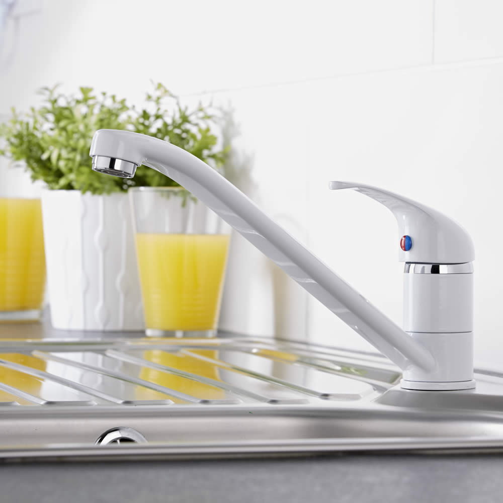 Mitigeur Cuisine Blanc