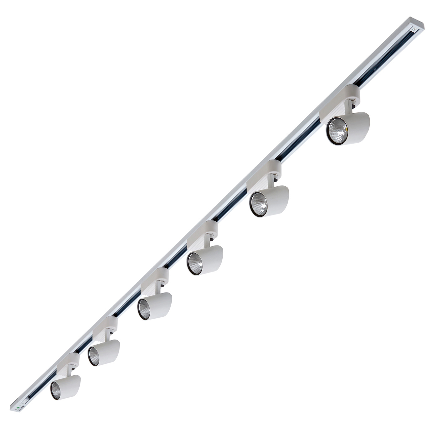 Biard Spot LED 7W sur rail 2m Blanc - Pack de 6