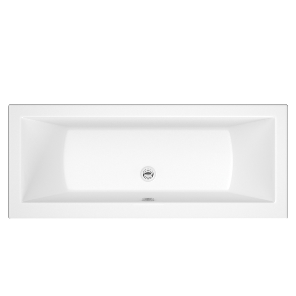 Baignoire rectangulaire 80x180cm - Double dos