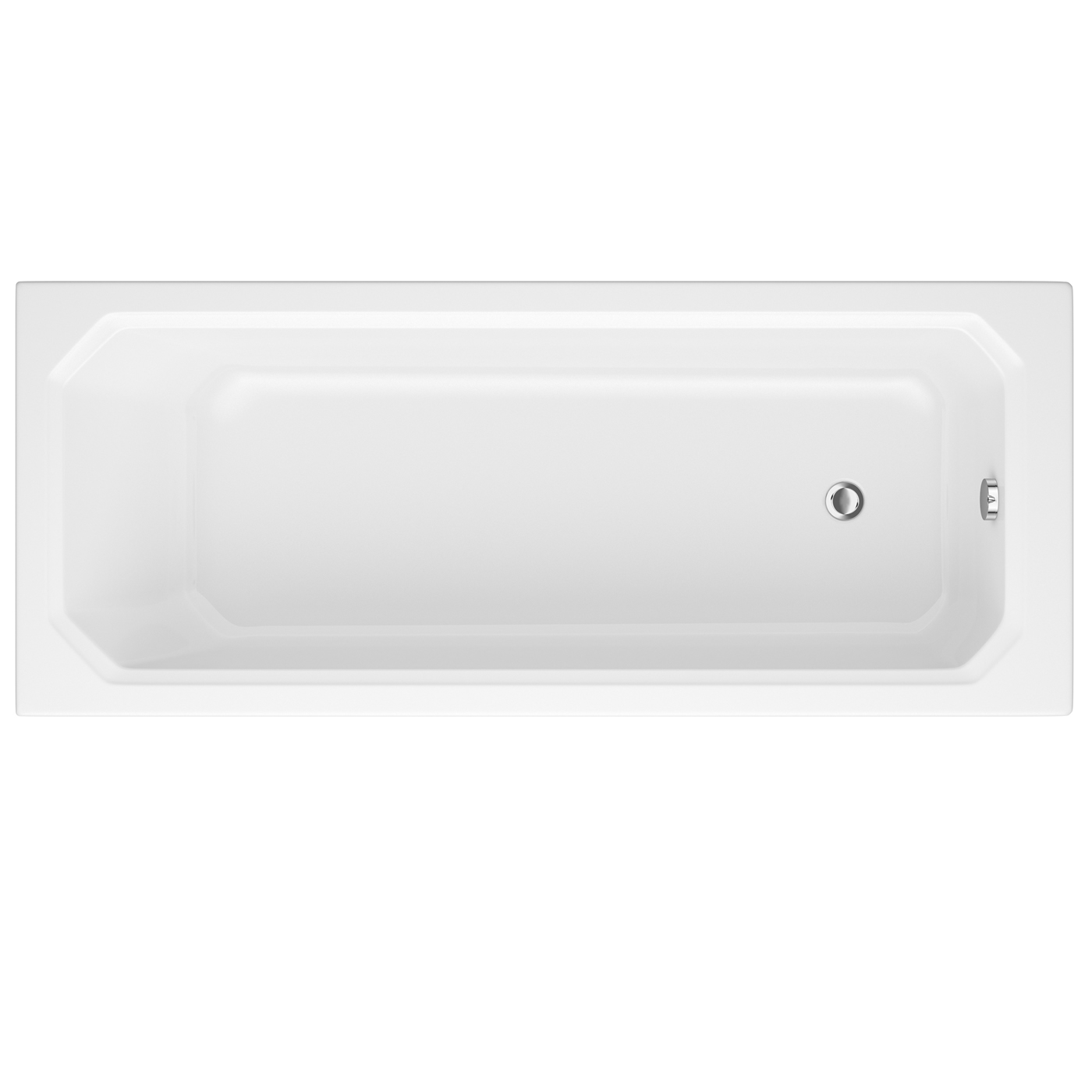 Baignoire rétro rectangulaire 75x170cm
