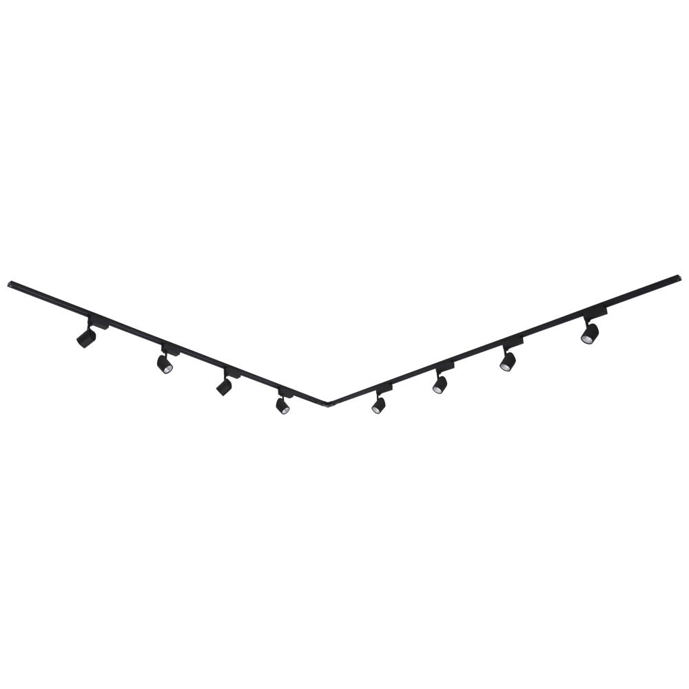 Biard Spot LED 7W sur rail 2 x 2m Noir - Pack de 8
