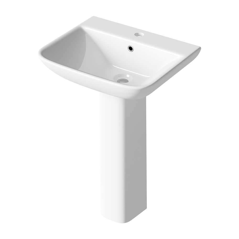 Lavabo sur colonne 55cm Harrison