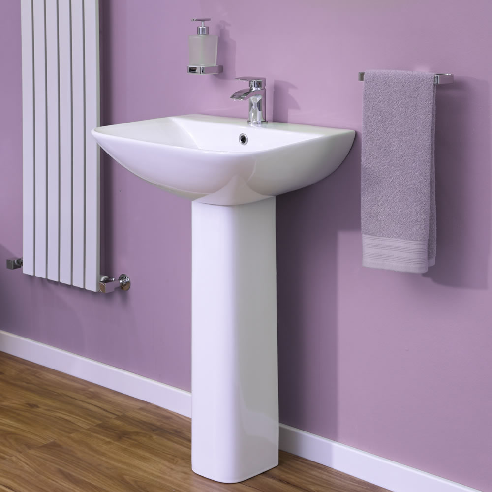 Lavabo sur colonne 55cm Harrison