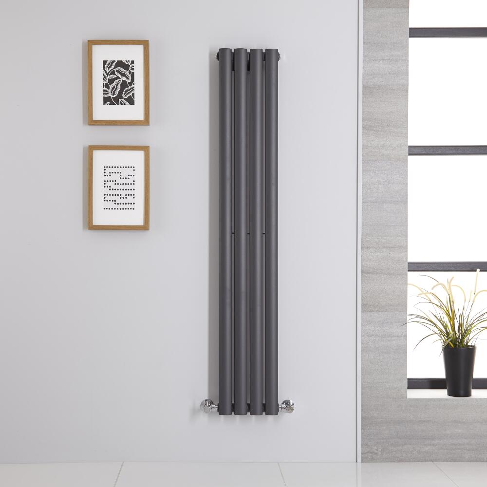 Radiateur Vertical Vitality Anthracite 140cm x 23.6cm x 5.6cm 457 watts