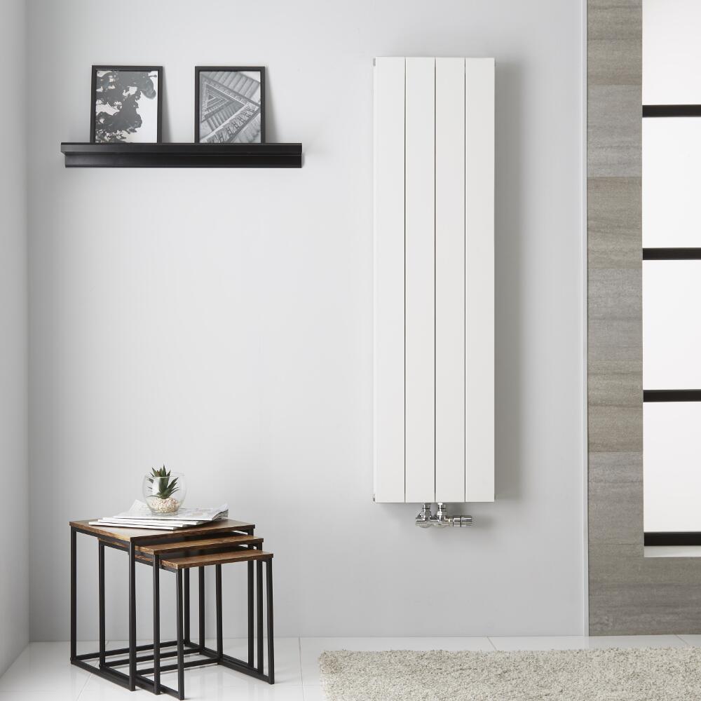 Radiateur Aluminium Blanc Kett – 140cm x 37,5cm