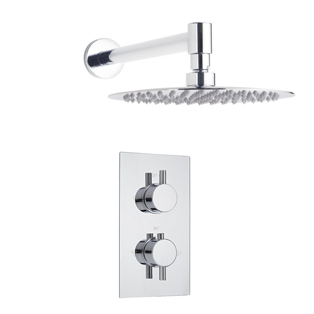 Kit Douche Thermostatique encastrable Pommeau Ø 20cm Ecco