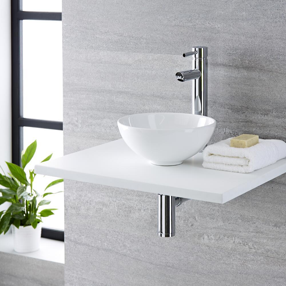 Vasque ronde Ø 28cm Ashbury & Mitigeur Haut