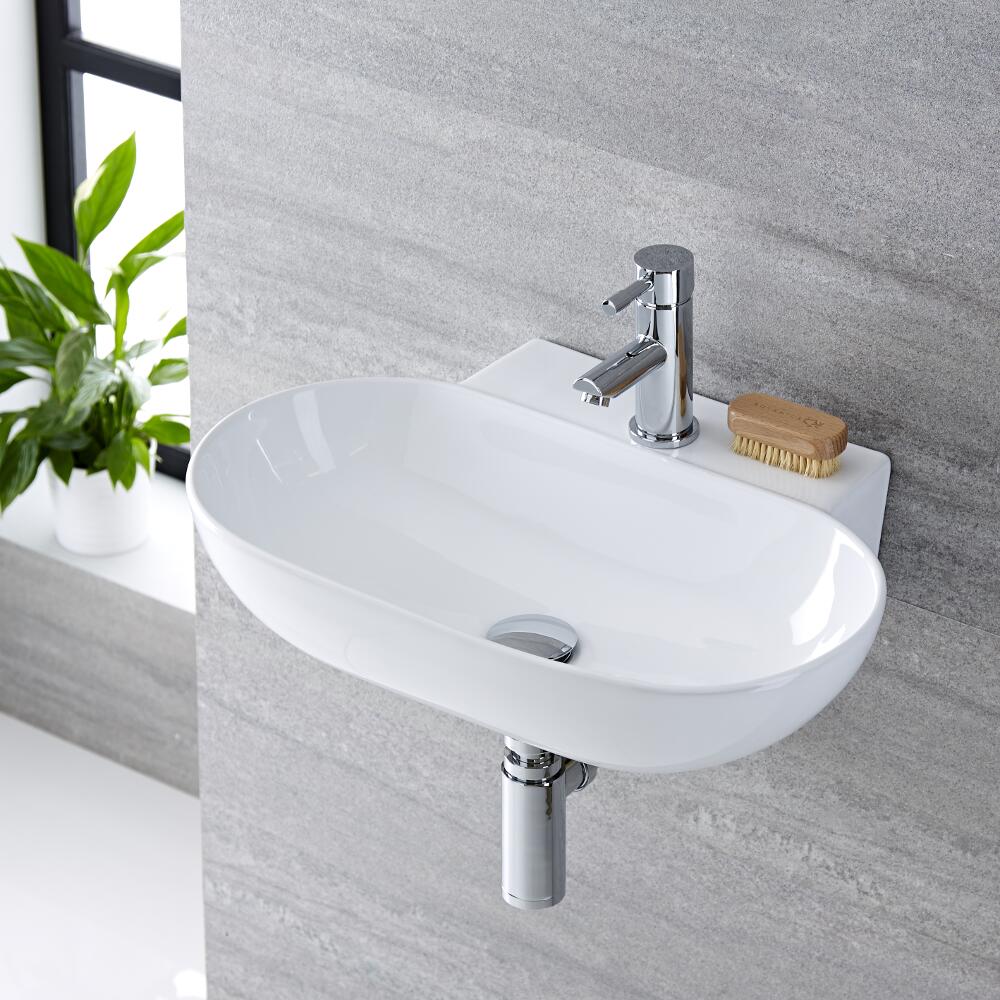 Vasque suspendue ovale 55.5 x 39.5cm Otterton