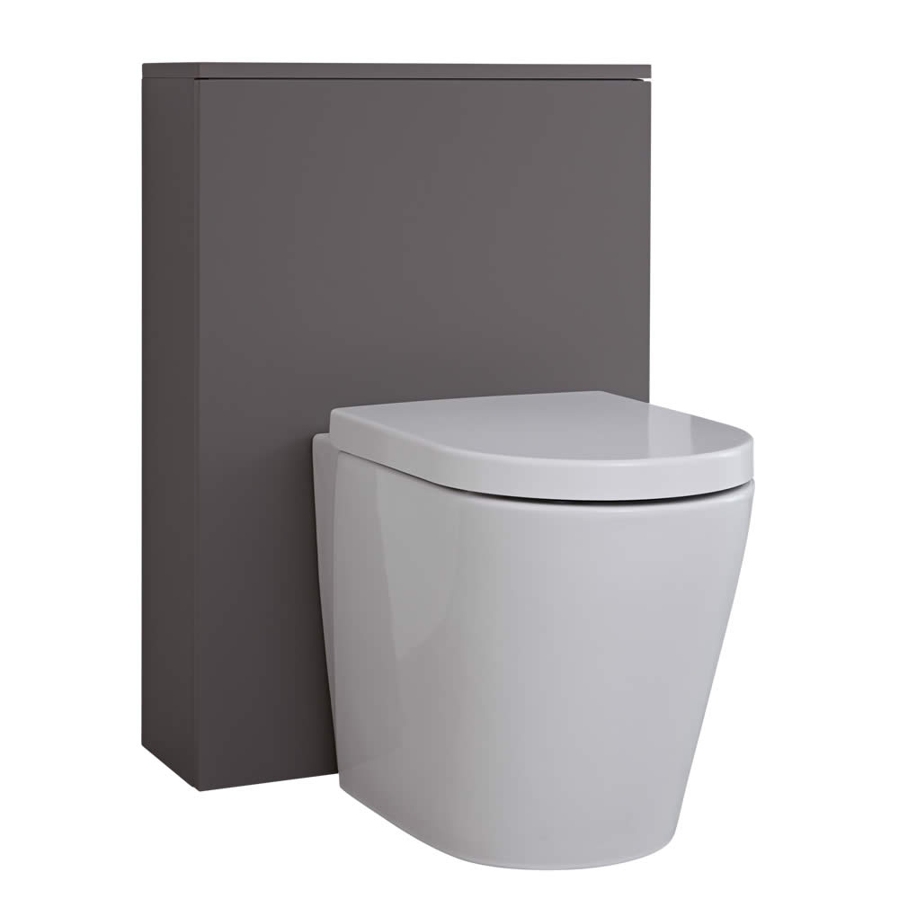 Meuble WC Newington - 60cm - Gris Mat