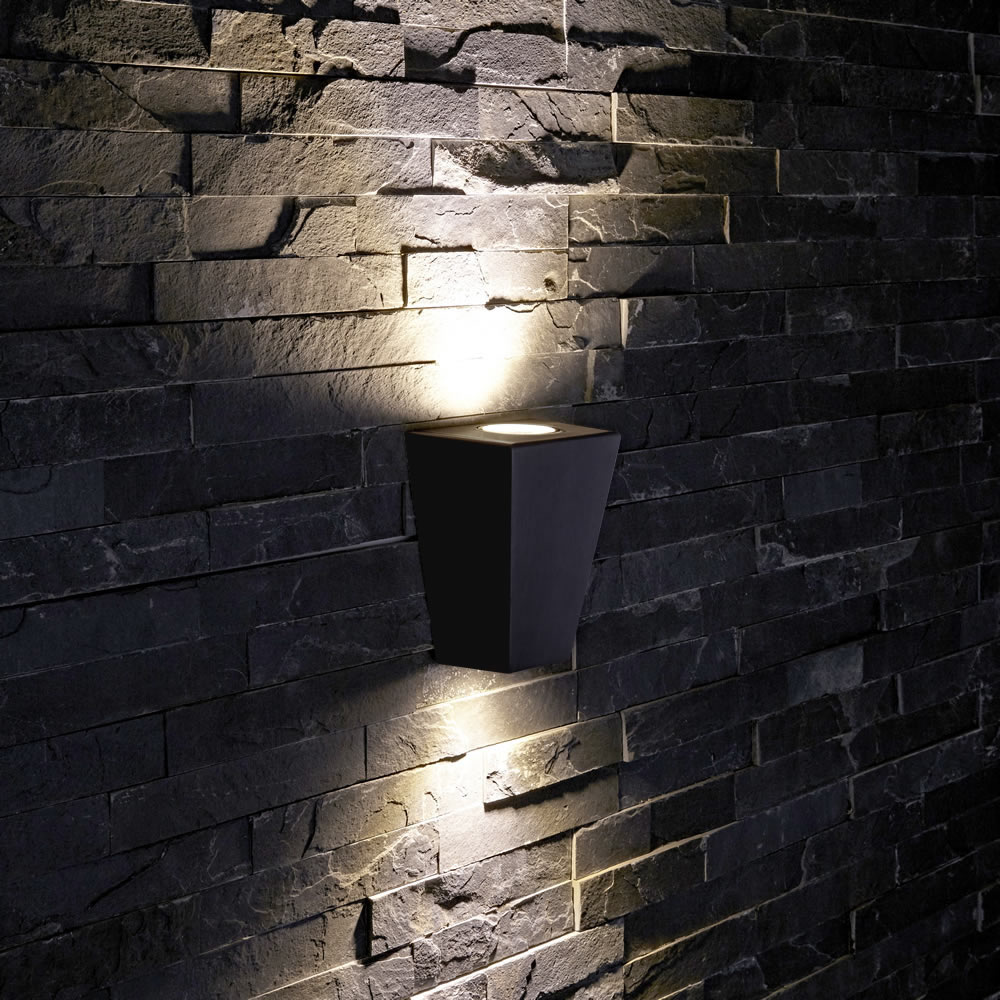 Biard Applique murale extérieure Noir Design Pyramide