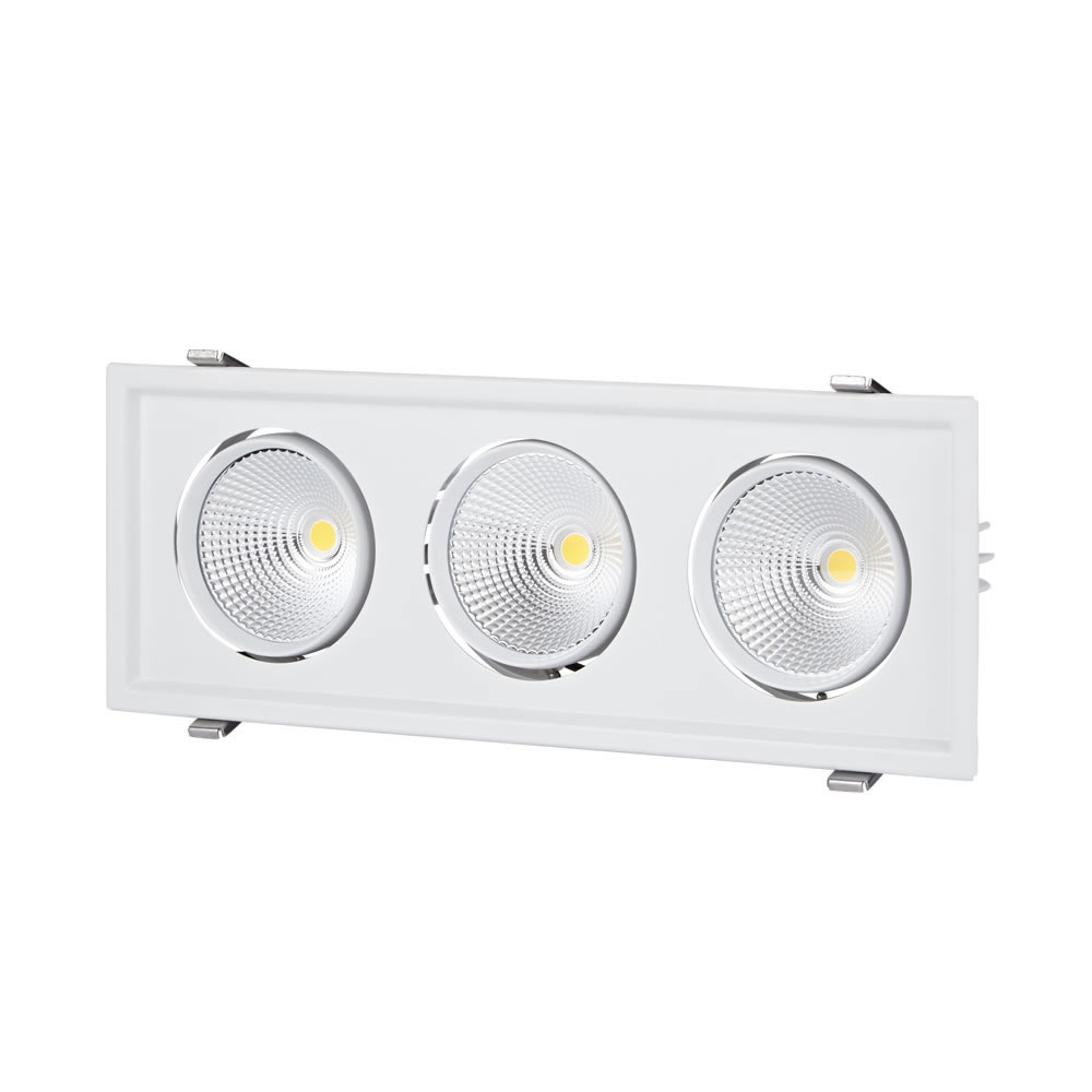 Biard Trio de Spot Encastrable 90W 47.5 x 17.5 x 13.5cm