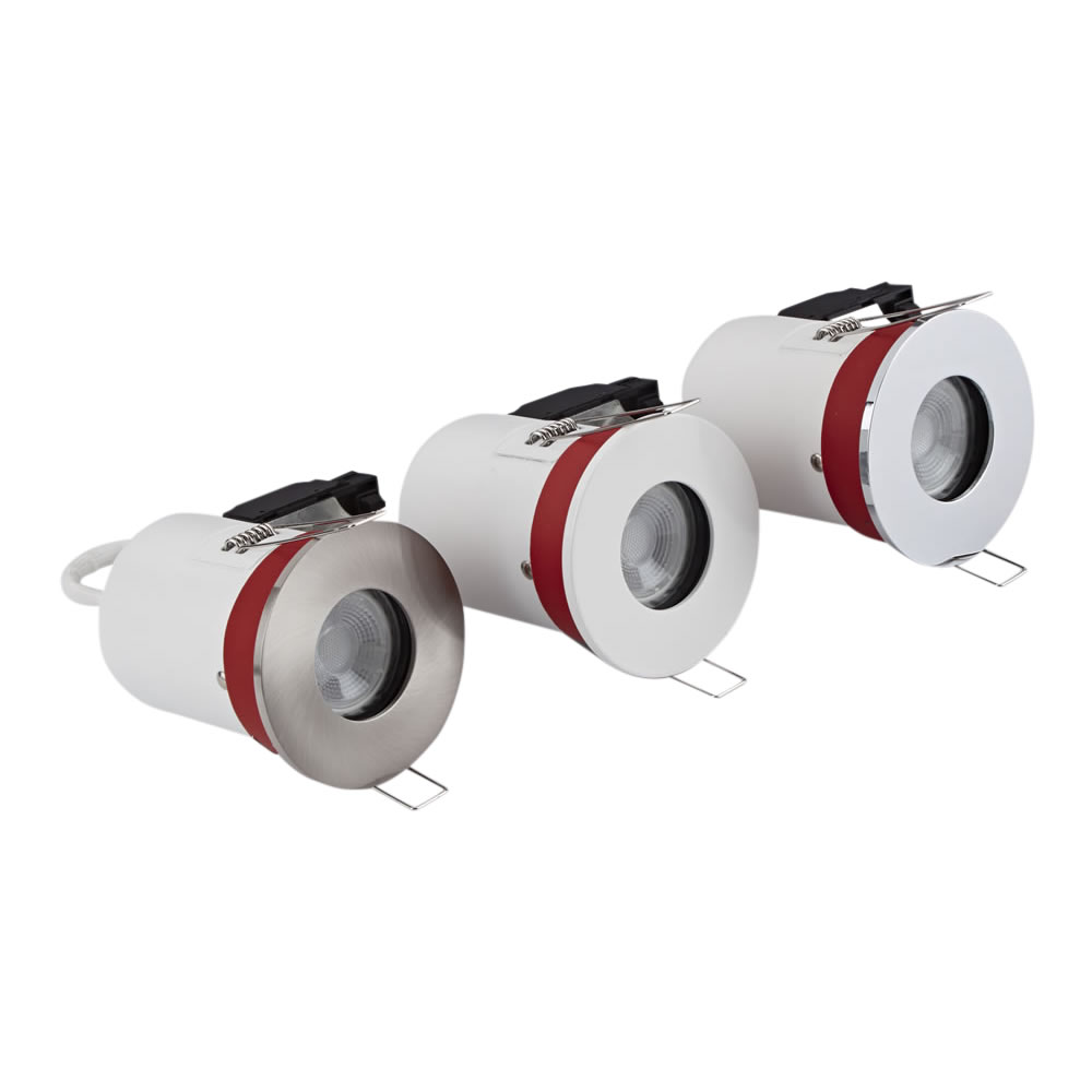 Biard Spot encastrable nu IP65 - GU10 Ø81 - Lot de 3