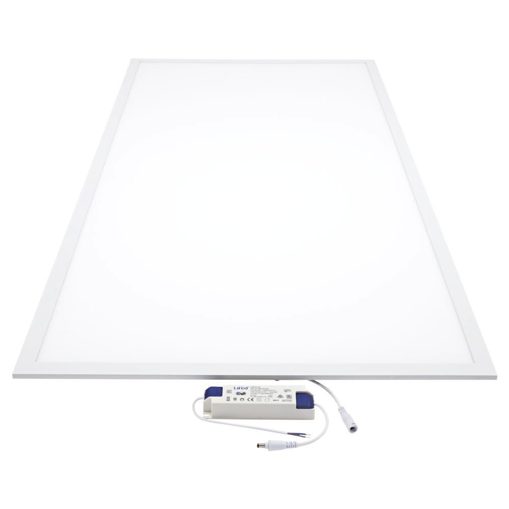 Biard Plafonnier LED 60W 60x120cm Cadre Blanc