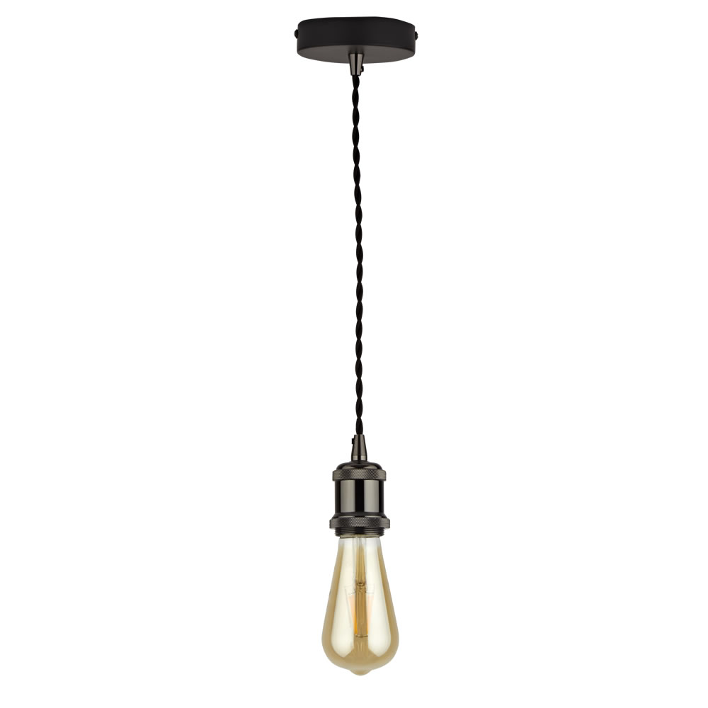 Biard Suspension Ampoule Noir Norrebro 4.8x6.9cm