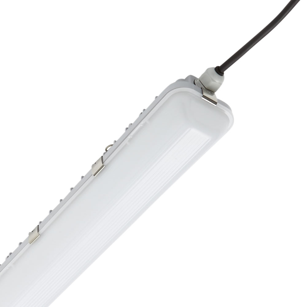 Biard Réglette LED Intégrées 40W Étanche IP65 - 126.5 x 8.2 x 8cm