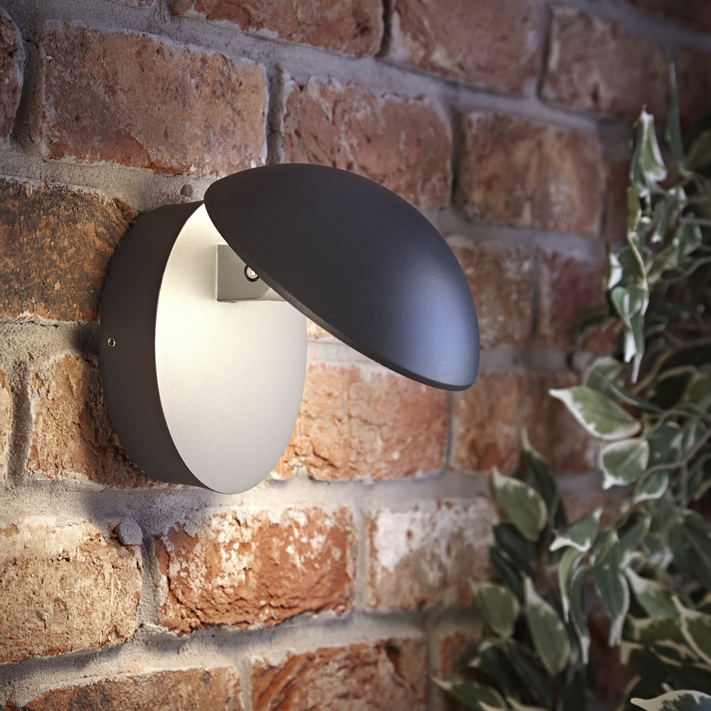 Biard Applique Murale Ronde Ajustable 10W Piombino - IP54 - Anthracite