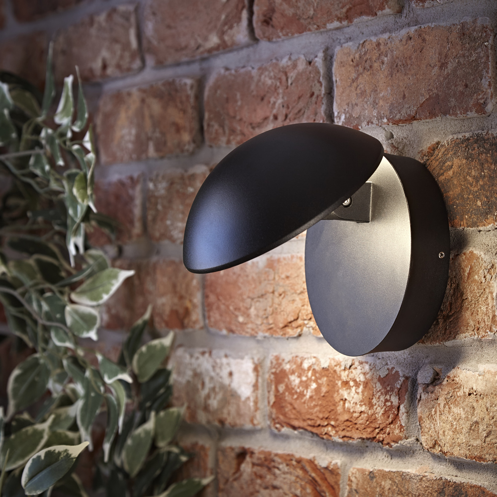 Biard Applique Murale Ronde Ajustable 10W Piombino - IP54 - Noire