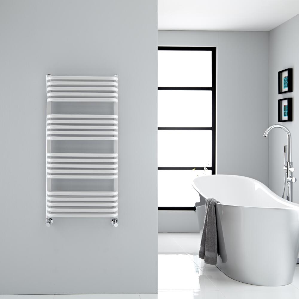 Sèche-serviettes eau chaude blanc Arch 100x50cm 933 watts