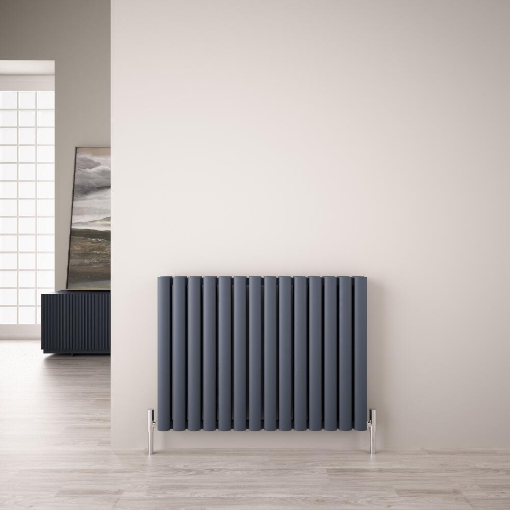 Radiateur Aluminium Design Anthracite 60 x 83cm 1609 watts Vitality Air