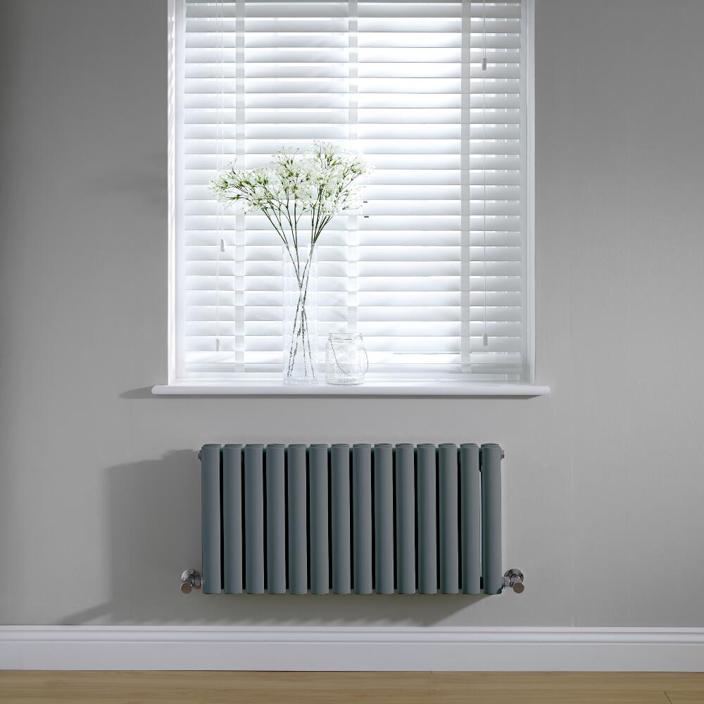 Radiateur horizontal anthracite Vitality 40 x 83.4cm 866 watts