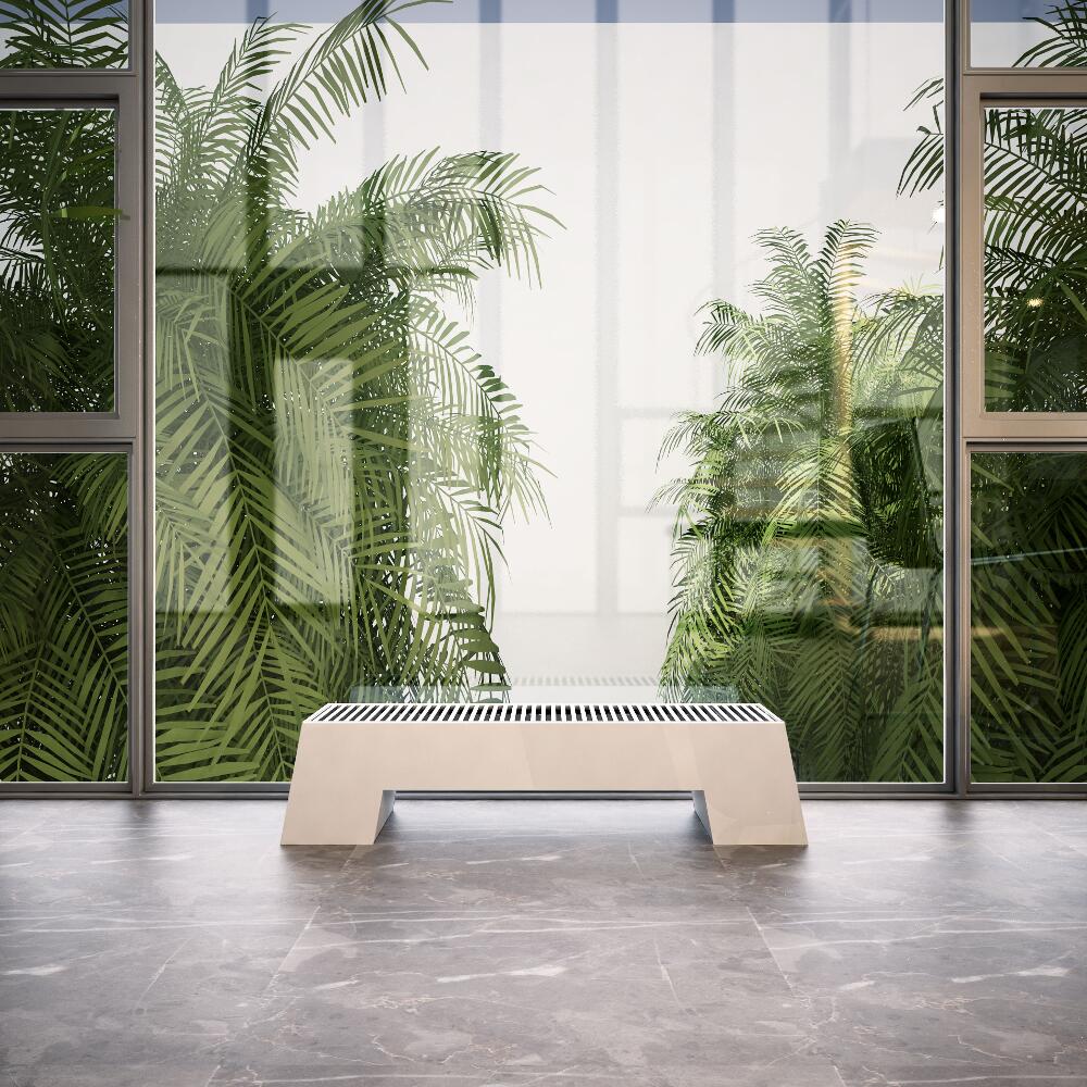 Radiateur Plinthe Adva Blanc 20 x 80 x 29,6 cm 520 watts