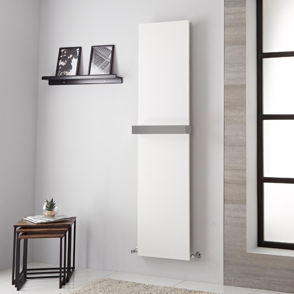 Trevi - Radiateur Vertical Design Blanc Minéral - 180cm x 45cm