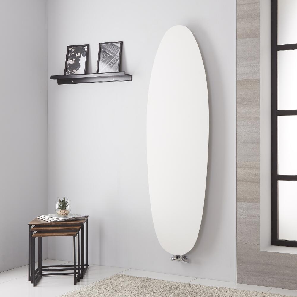 Tavolara - Radiateur Vertical Design Blanc Minéral - 122.8cm x 53.5cm