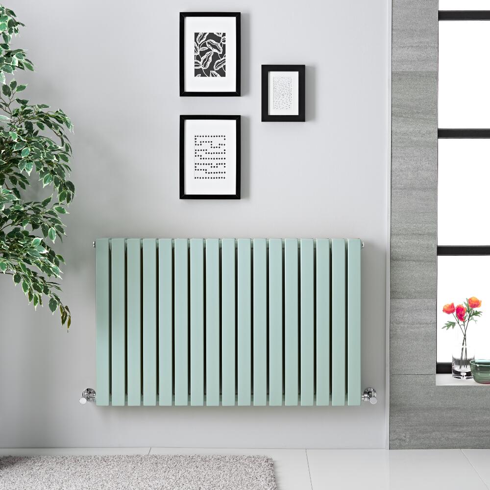 Radiateur horizontal Sloane Vert Menthe 63.5 x 100cm 1022 watts