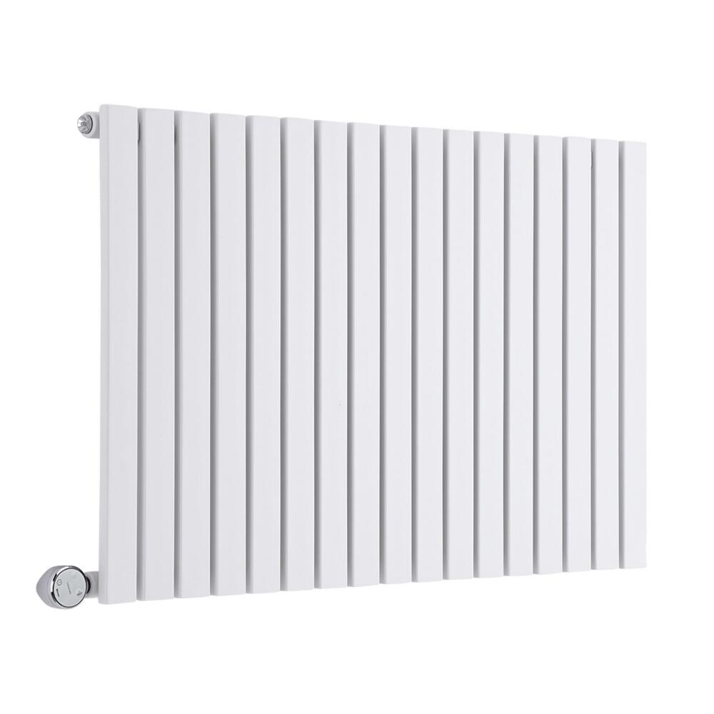 Radiateur Design Électrique Horizontal Blanc Sloane 63,5cm x 100cm x 5,4cm