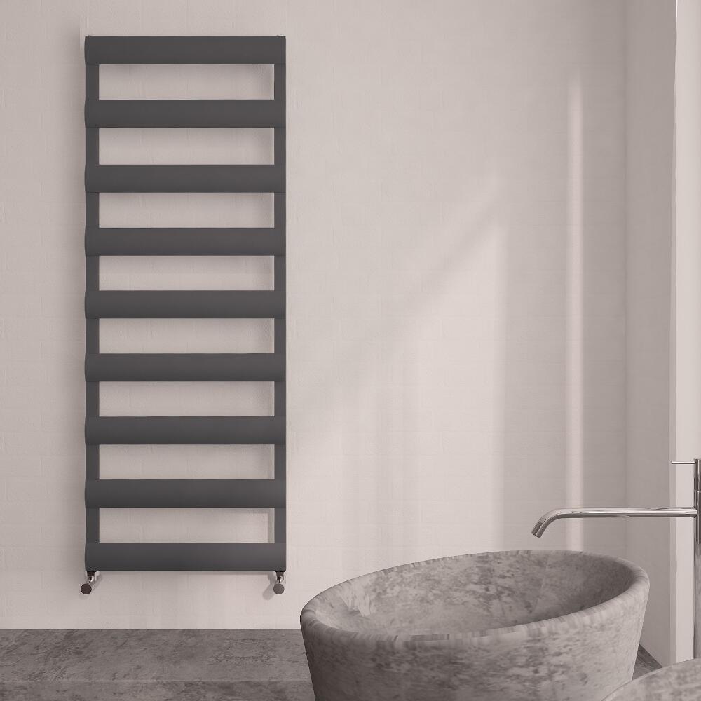 Sèche-Serviettes Aluminium Anthracite 159cm x 50cm x 3.6cm 683 Watts Ordo