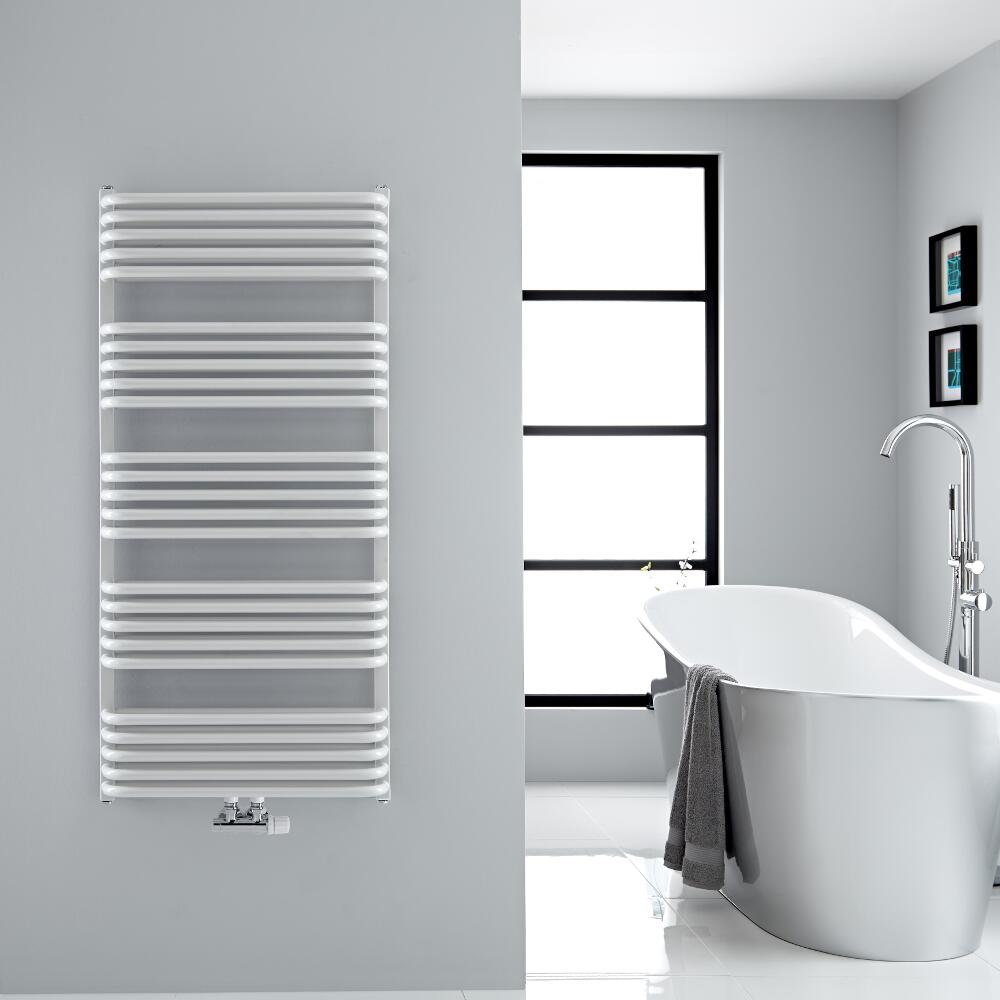 Sèche-serviettes eau chaude blanc Arch 126.9x60cm 1338 watts