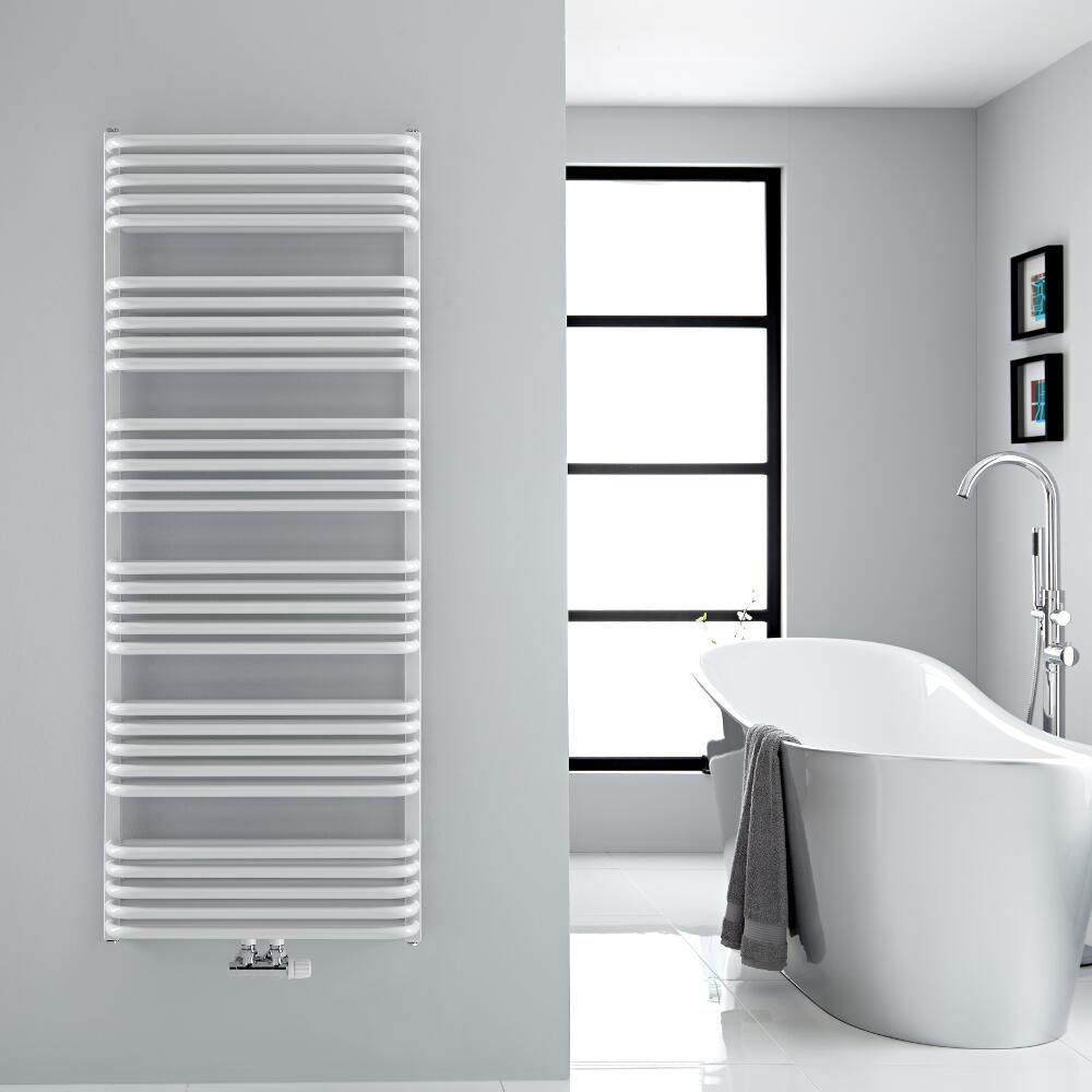 Sèche-serviettes eau chaude blanc Arch 153.3x60cm 1818 watts