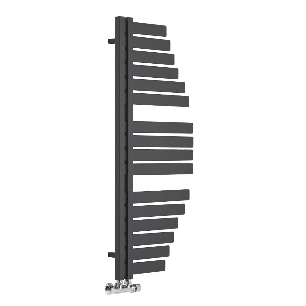Lazio - Sèche-serviettes Design Anthracite - 110cm x 48.3cm
