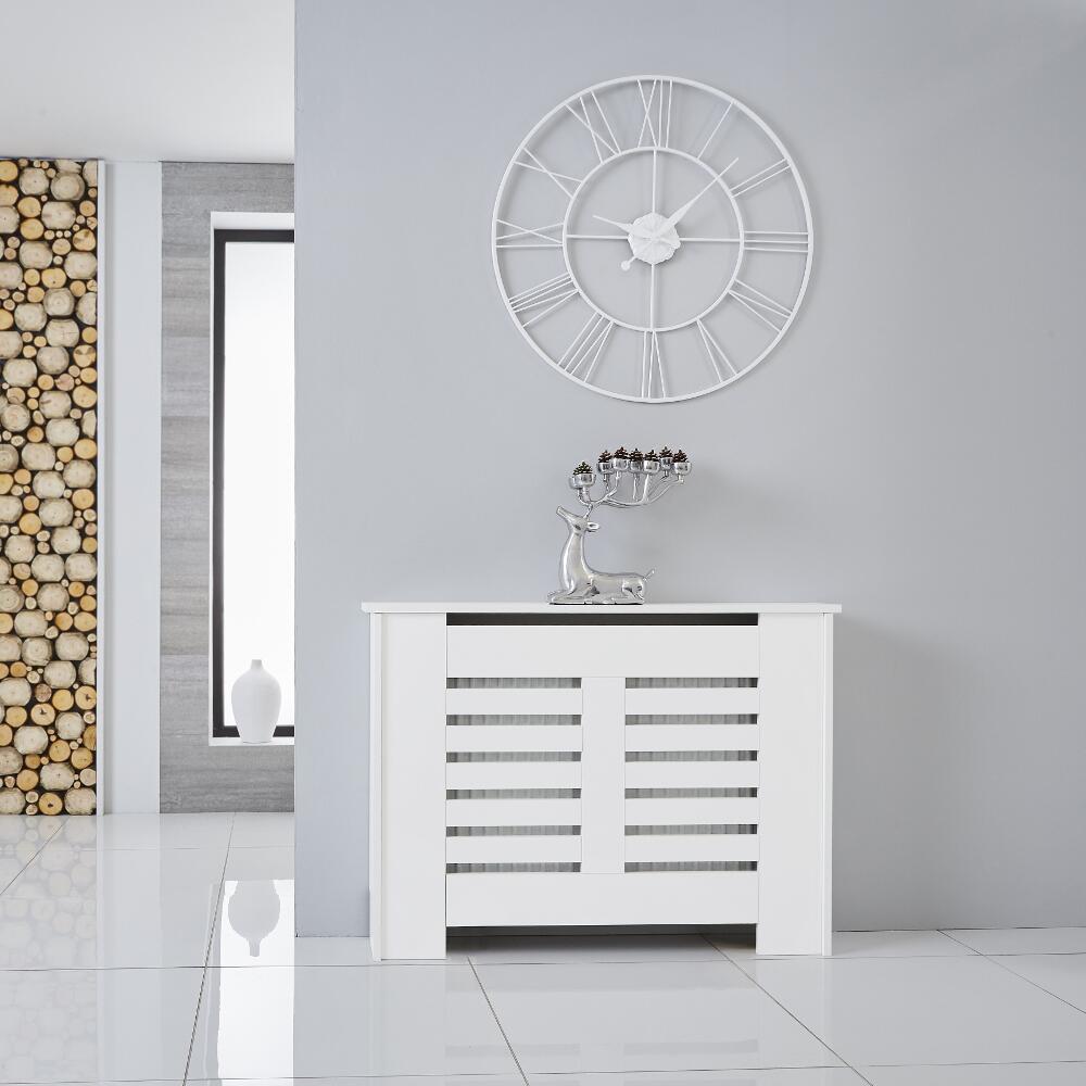 Cache Radiateur Blanc 82cm x 111cm Newham