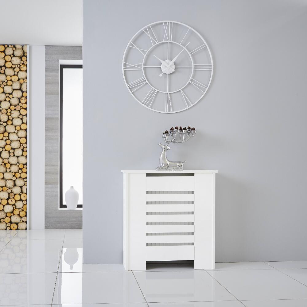 Cache Radiateur Blanc 82cm x 78cm Newham