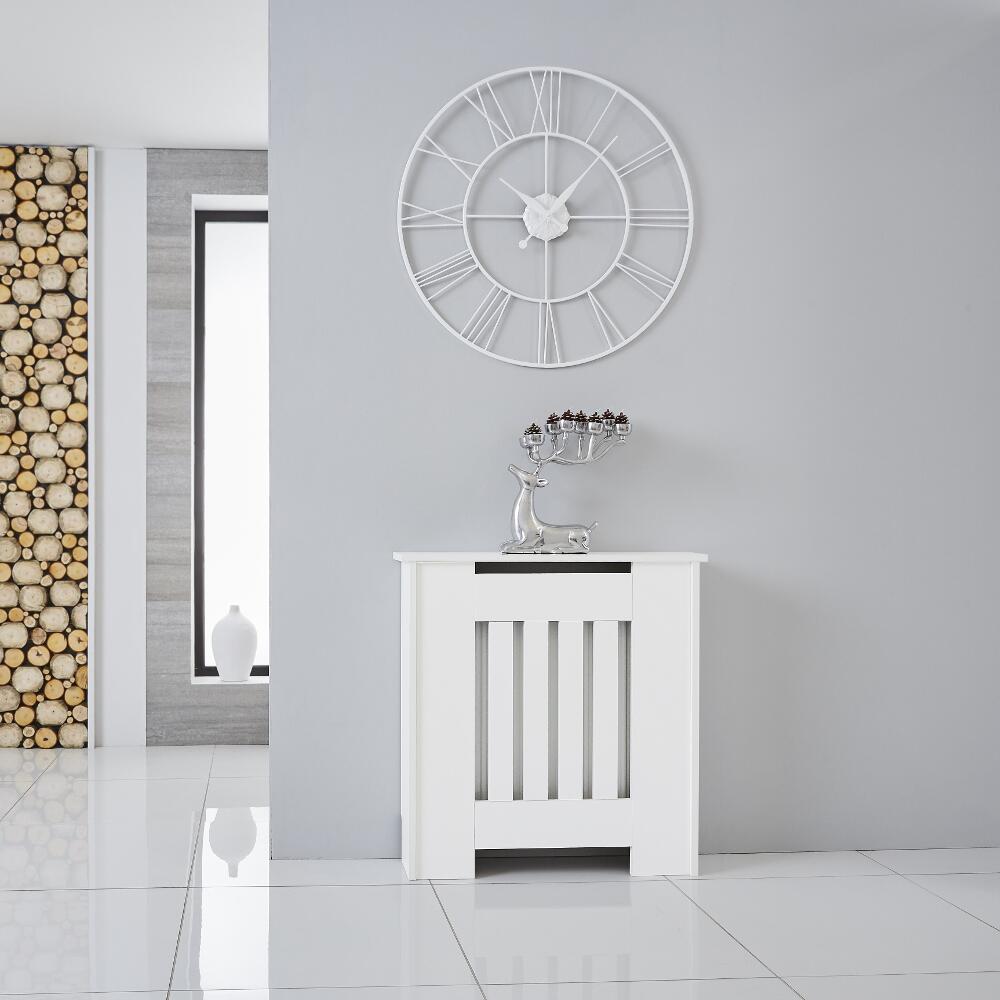 Cache Radiateur Blanc 82cm x 78cm Sutton