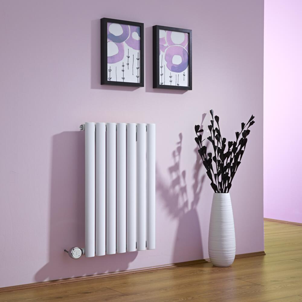 Radiateur Design Électrique Horizontal Blanc Vitality 63,5cm x 41,5cm x 5,5cm