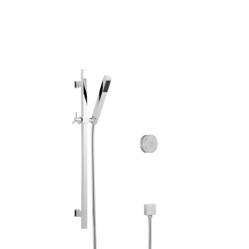 Douche Digitale Thermostatique 1 Fonction & Douchette sur Rampe 70cm