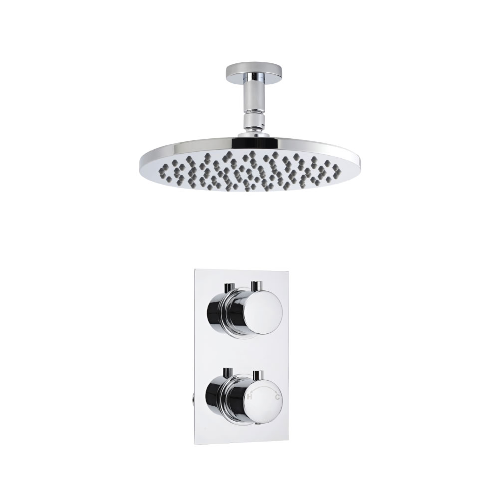 Douche Encastrable à Pommeau Plafond Rond 20cm