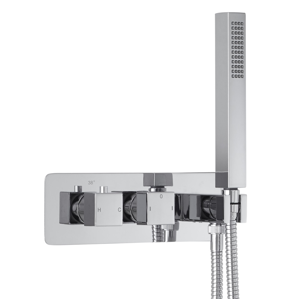 Mitigeur Thermostatique & Douchette rectangulaire Arvo