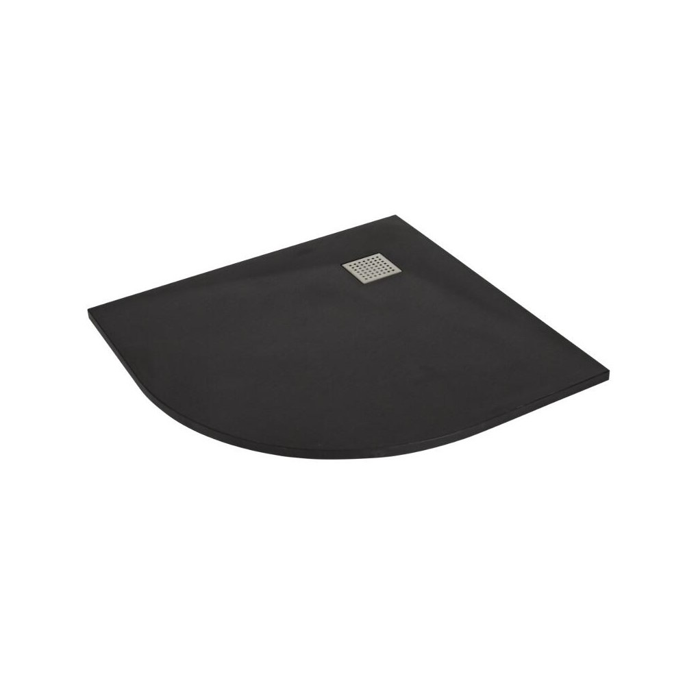 Receveur de douche Anthracite quart de rond 90cm