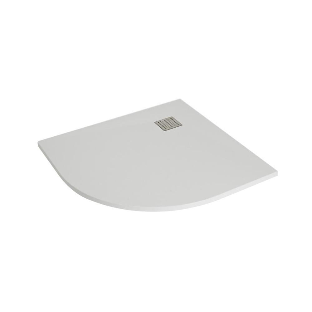 Receveur de douche blanc quart de rond 90cm