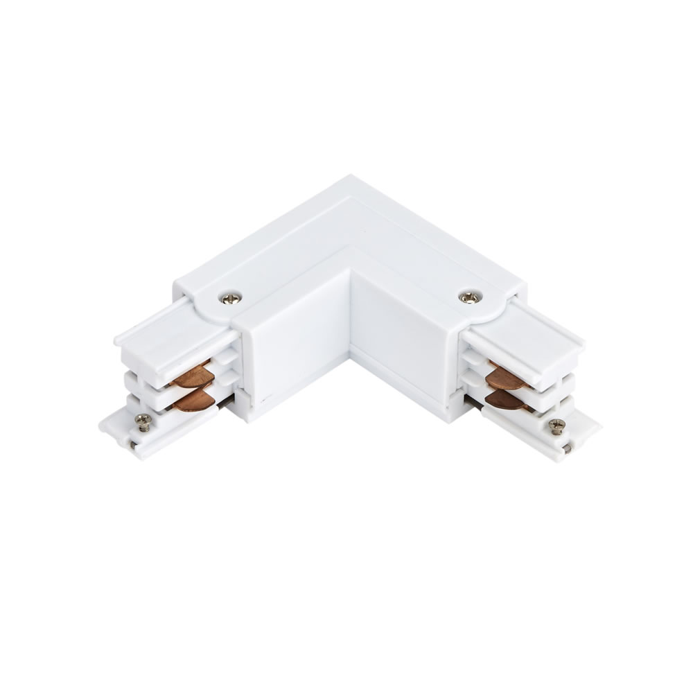 Biard Connecteur triphasé 2 pôles en L Blanc