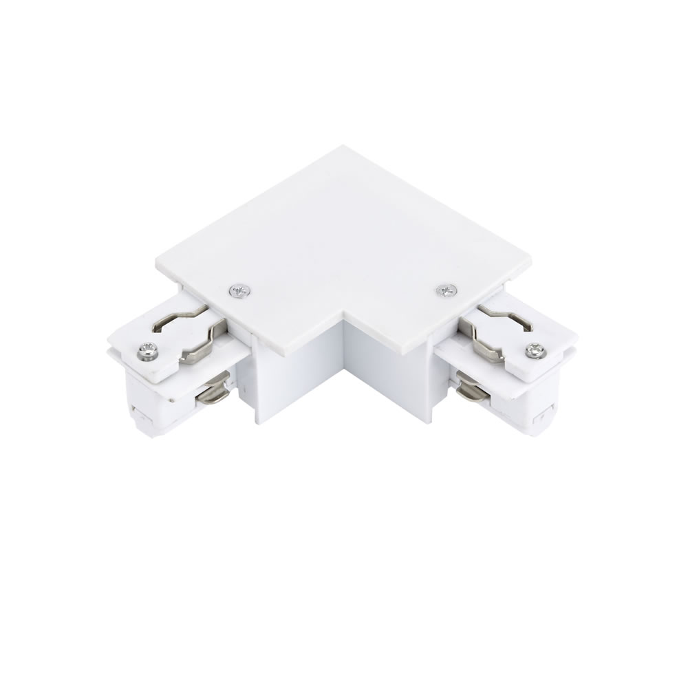 Biard Connecteur triphasé encastrable 2 pôles en L Blanc