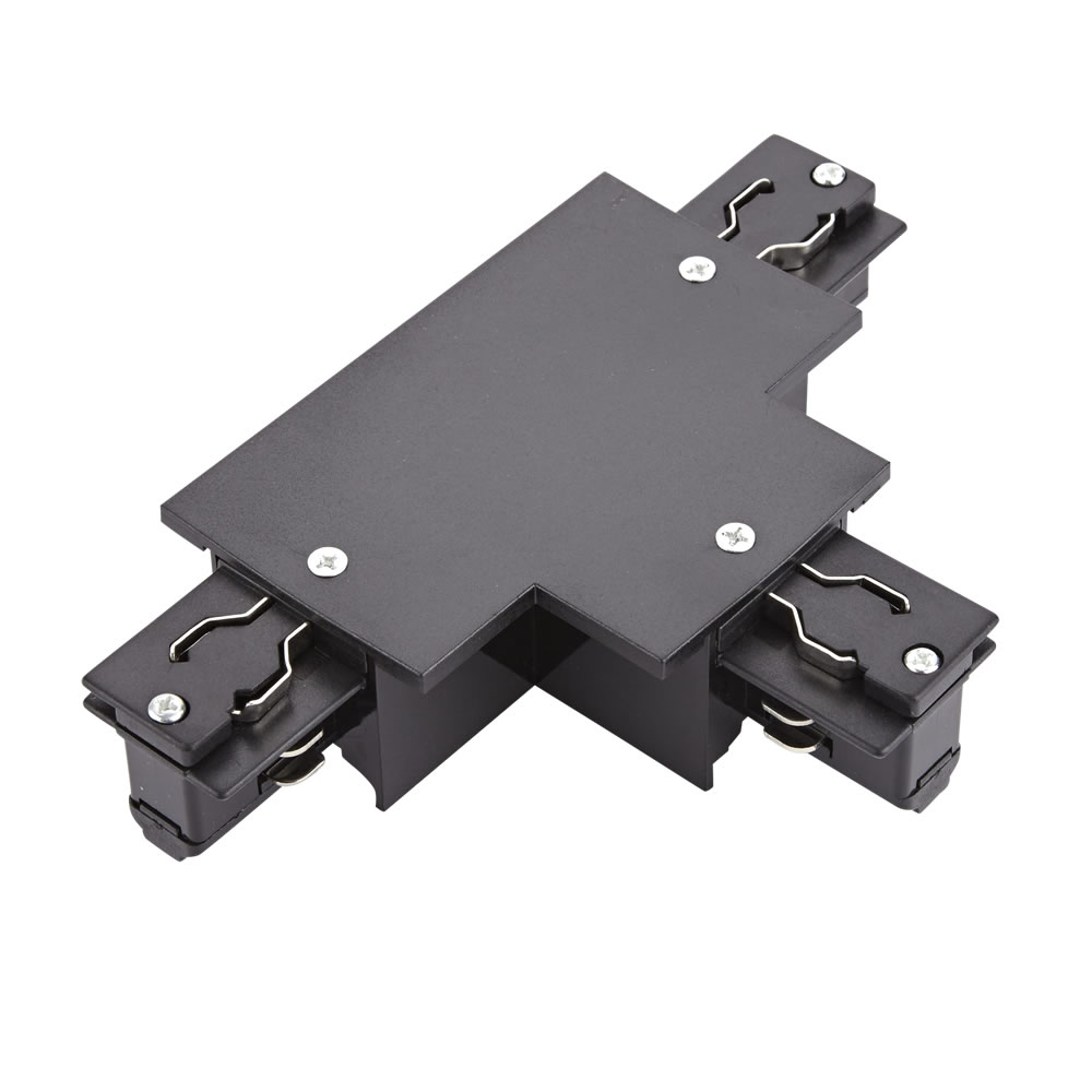 Biard Connecteur triphasé encastrable en T Noir
