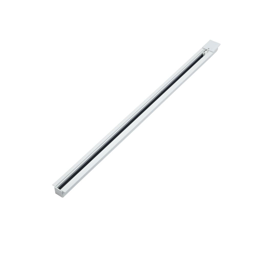 Biard Rail triphasé encastrable 1m Blanc