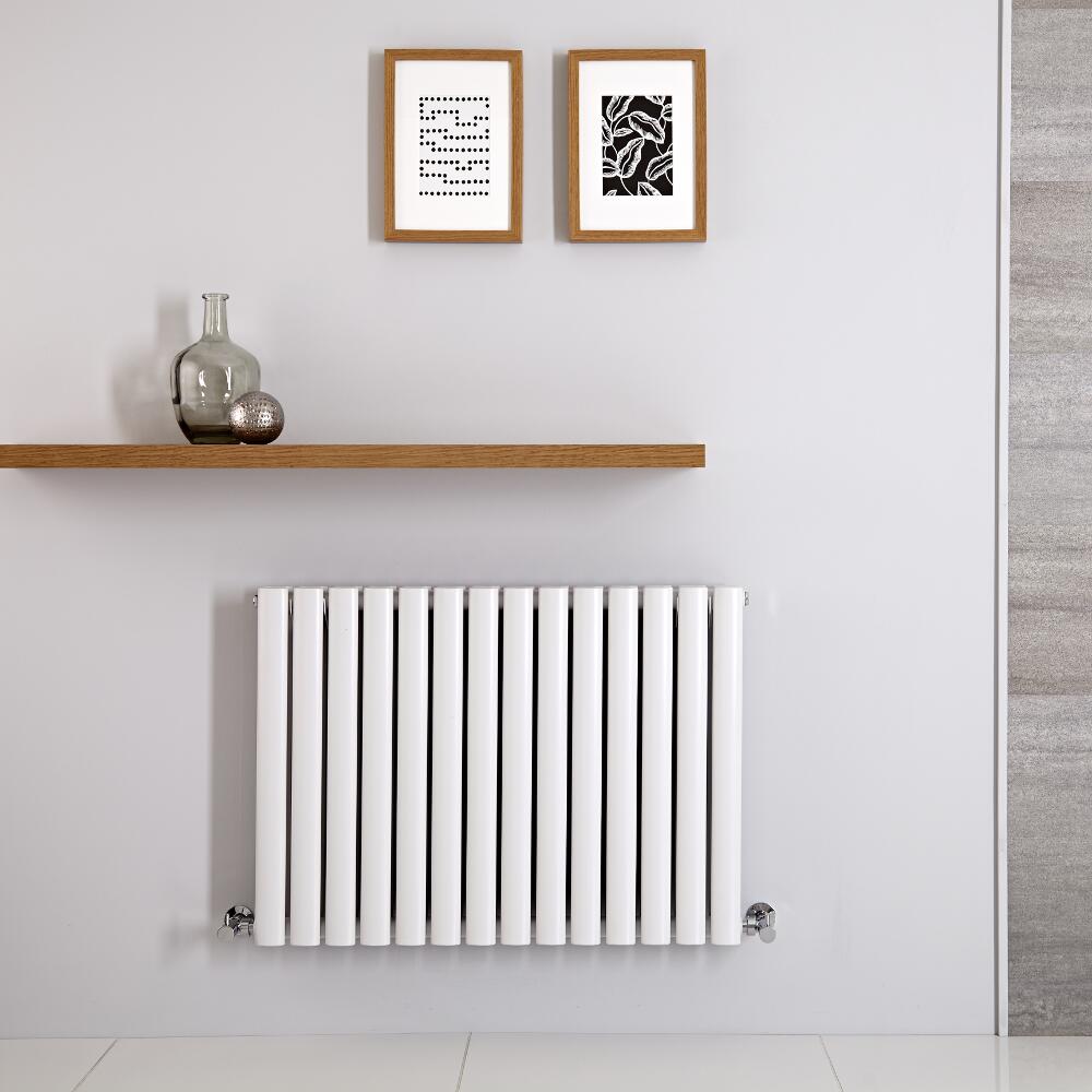 Radiateur Horizontal Vitality Blanc 60cm x 83.4cm x 7.8cm 1096 watts