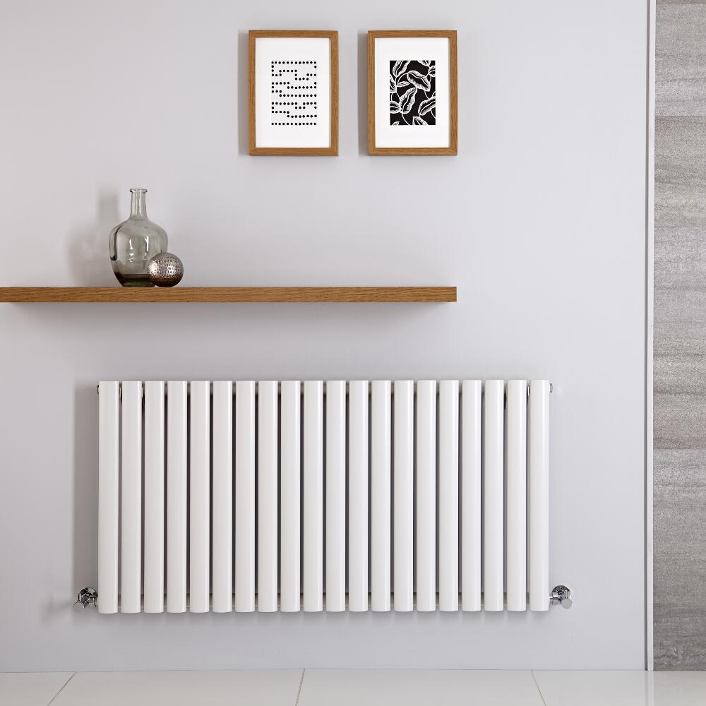 Radiateur Horizontal Vitality Blanc 60cm x 180cm x 5.6cm 1115 watts
